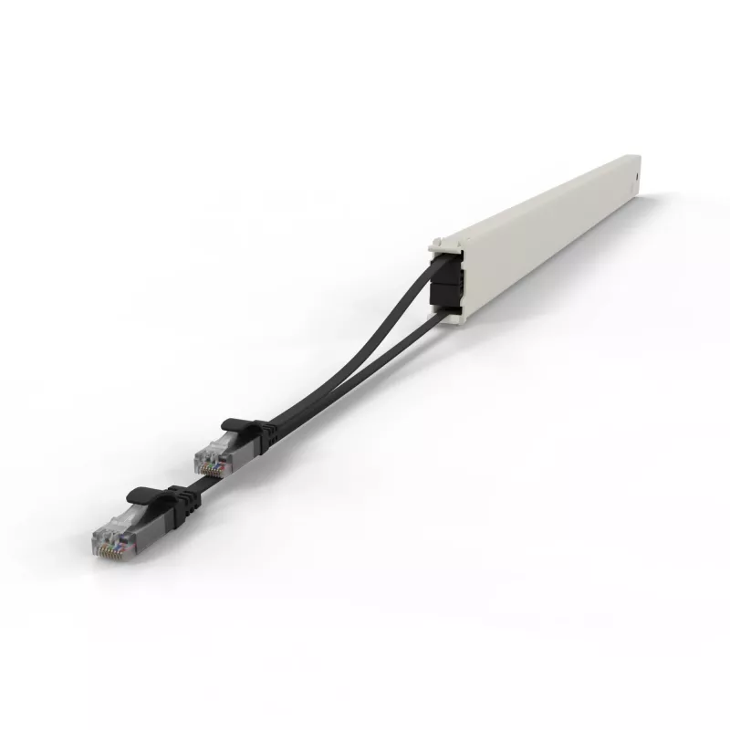 PATCHBOX patchbox.one CONE46UTPBK ištraukiama kasetė tinklo jungiamiesiems laidams, 46RU, Cat6a, UTP, juoda