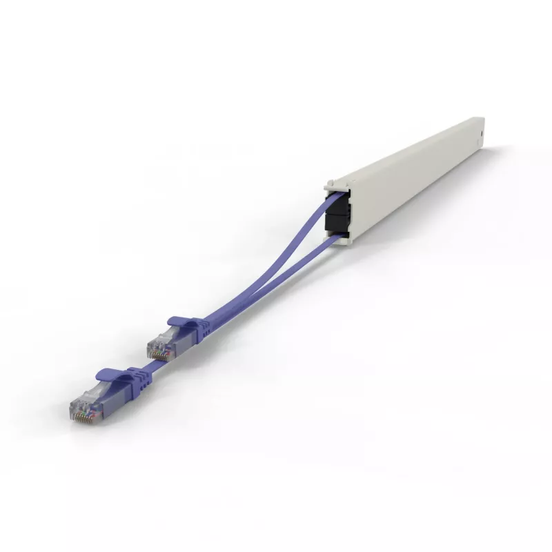 PATCHBOX.one / Kasetė / 46RU / UTP / Violetinė, 2,5 m, Cat6a, U/UTP (UTP), RJ-45, RJ-45, Violetinė