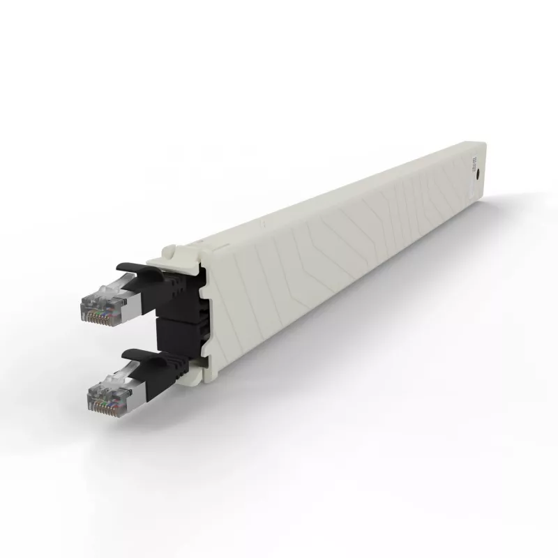 Tinklo kabelis PATCHBOX CONEX8STPBK RJ-45 Cat6a 0,8 m Juoda