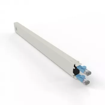Tinklo kabelio kasetė PATCHBOX CONEX8STPBL RJ-45 Cat6a 0,8 m mėlyna