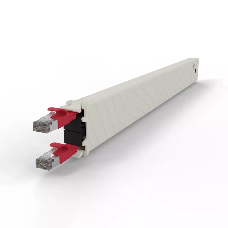 Tinklo laidas PATCHBOX CONEX8STPRD RJ-45 Cat6a 0,8 m raudonas
