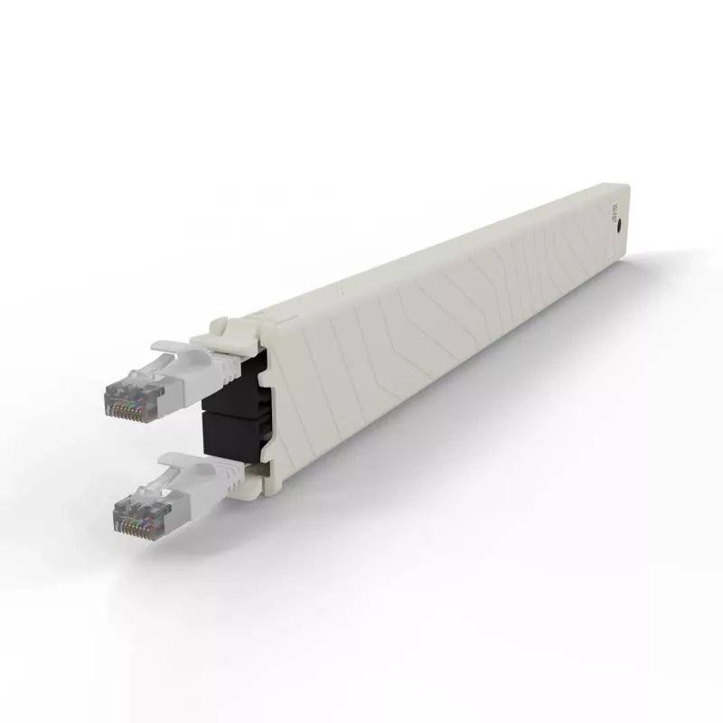 Tinklo kabelio kasetė PATCHBOX CONEX8STPWH RJ-45 Cat6a 0,8 m balta