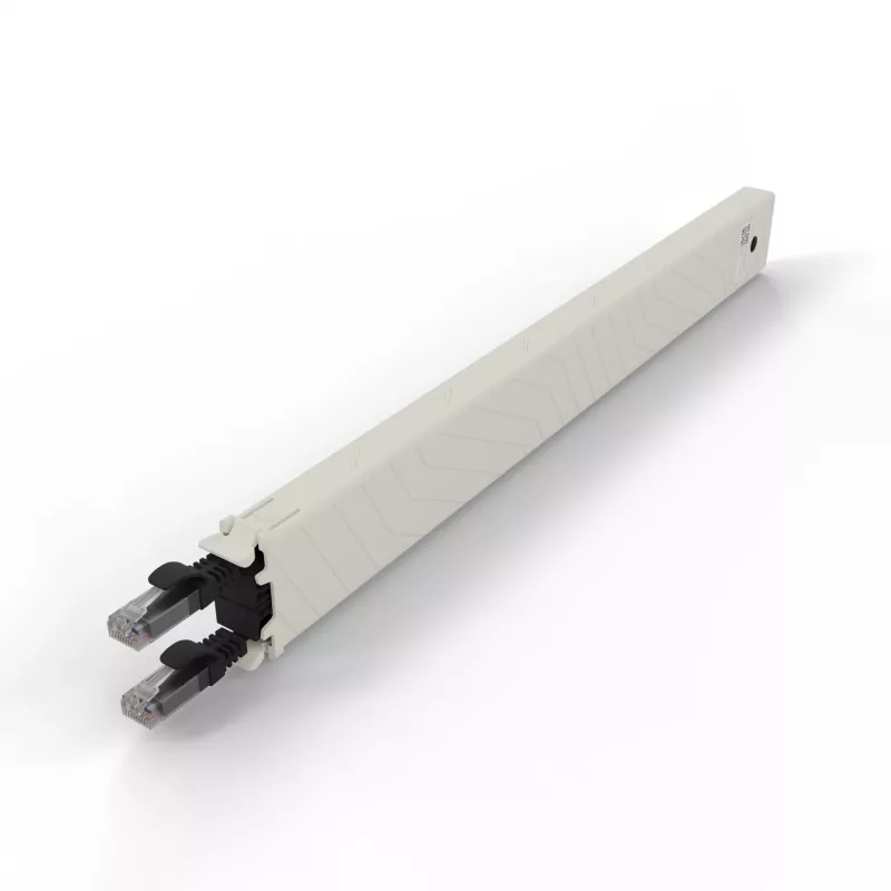 Tinklo kabelis PATCHBOX CONEX8UTPBK RJ-45 Cat6a 0,8 m Juodas