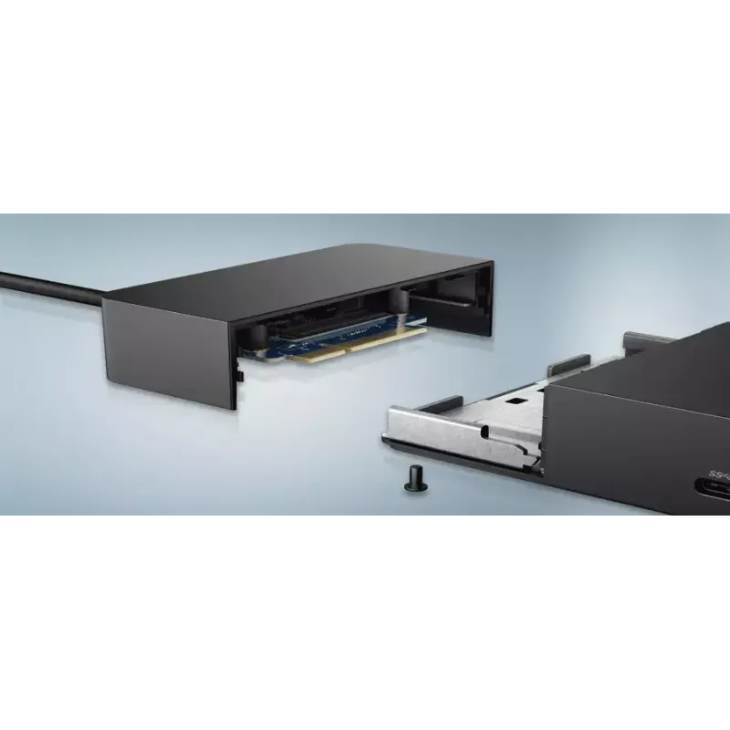 DELL WD19S-180W laidinis USB 3.2 Gen 2 (3.1 Gen 2) Type-C juodas