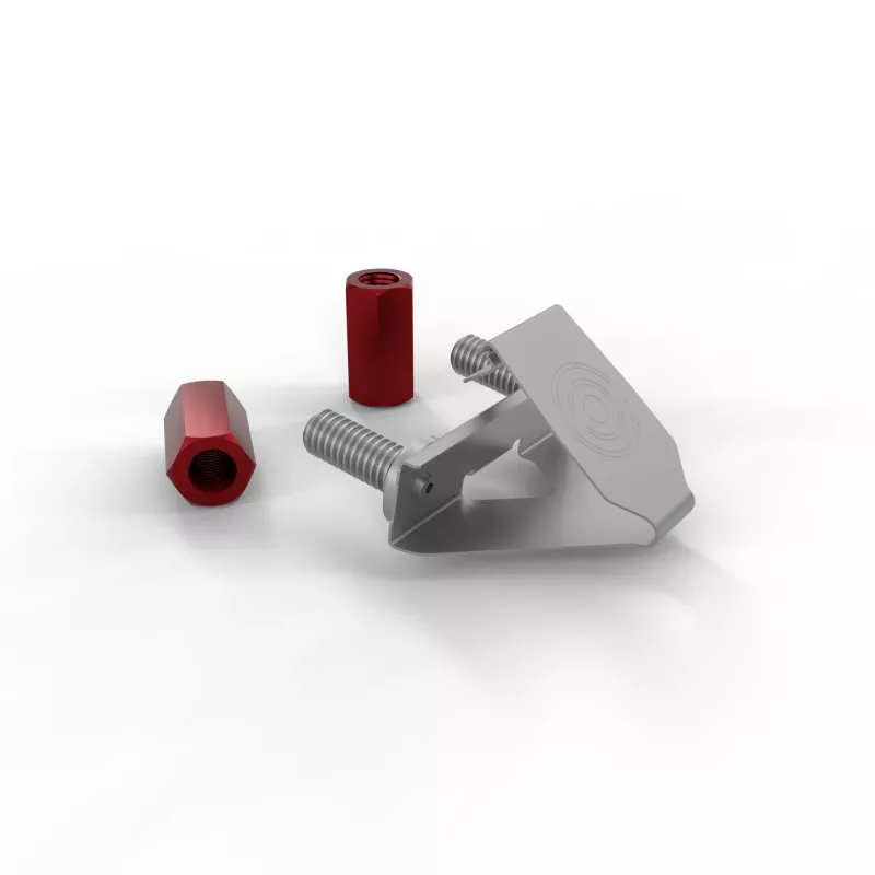 Varžtų ir veržlių rinkinys PATCHBOX dvmntnt50RD M6 aliuminis plienas 50 vnt.
