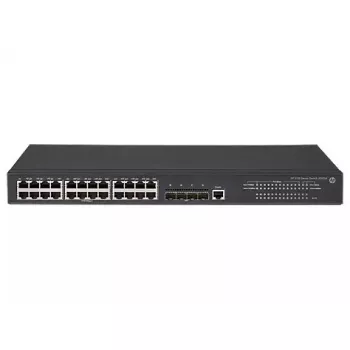 Valdomas L3 jungiklis HP HPE FlexNetwork 5130 — 24x Gigabit (10/100/1000) RJ-45, 4x SFP+, 1U, 128 Gbit/s