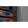 Kabelių tvarkymo panelė PATCHBOX Patchcatch Solo 24 vnt. komplektas Juoda Raudona