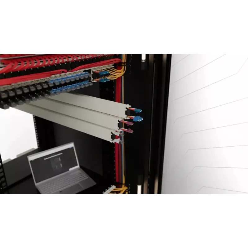 PATCHBOX .one 30RU UTP pilka kabelių sistema Cat6a RJ-45 1,8m