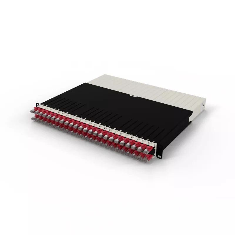 Tinklo kabelis PATCHBOX PONEX8STPRD RJ-45 Cat6a 0,8 m raudonas