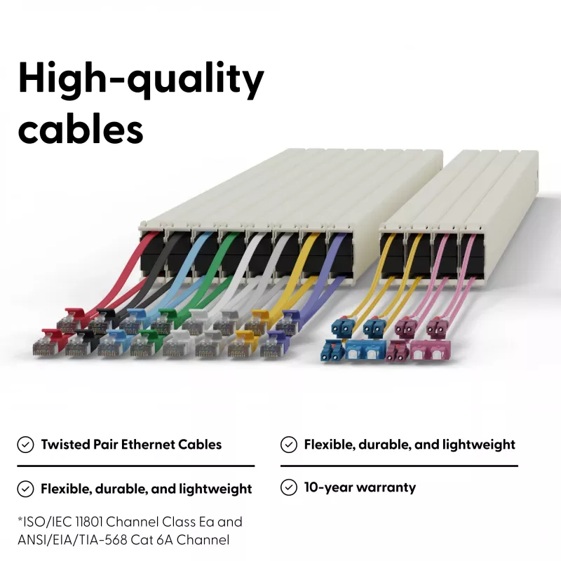 Tinklo kabelis PATCHBOX PONEX8STPRD RJ-45 Cat6a 0,8 m raudonas