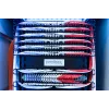 PATCHBOX PBCX8K kabelių organizatorius, stovo laikiklis, juodas, 4 vnt.