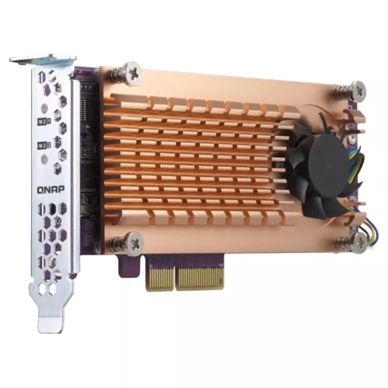 QNAP QM2-2S-220A vidinė PCIe sąsajos plokštė M.2 SSD
