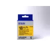 Epson kasetė etiketėms Strong Adhesive LK-5YBW juoda/geltona 18 mm (9 m)