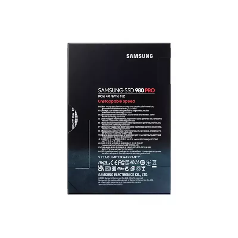 Samsung SSD 2TB M.2 PCI Express 4.0 NVMe MZ-V8P2T0BW