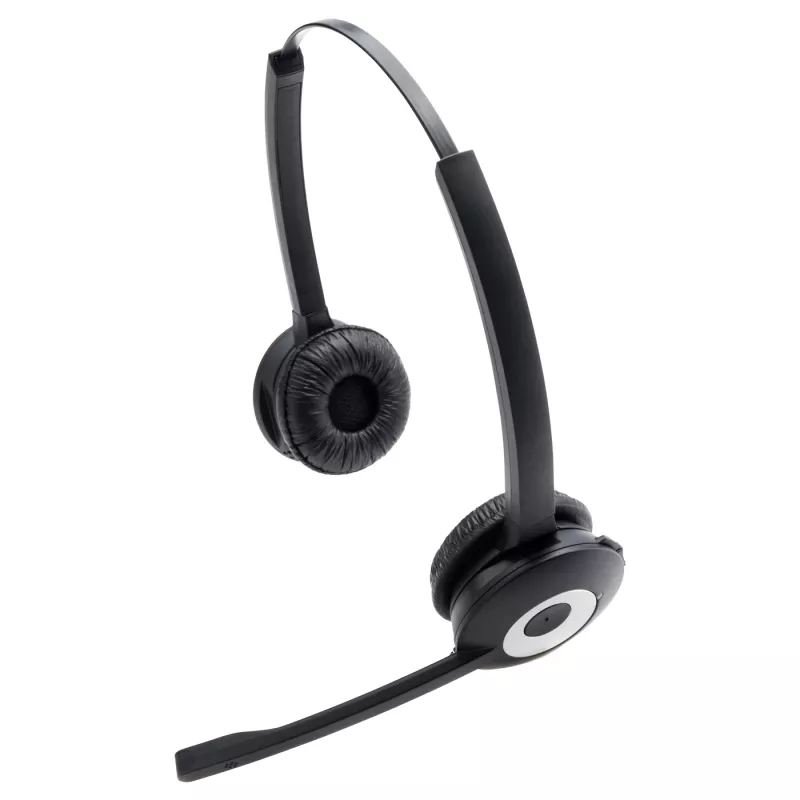Jabra Pro 920 Duo belaidė ausinė lankeliu, biurui/skambučių centrui, juoda