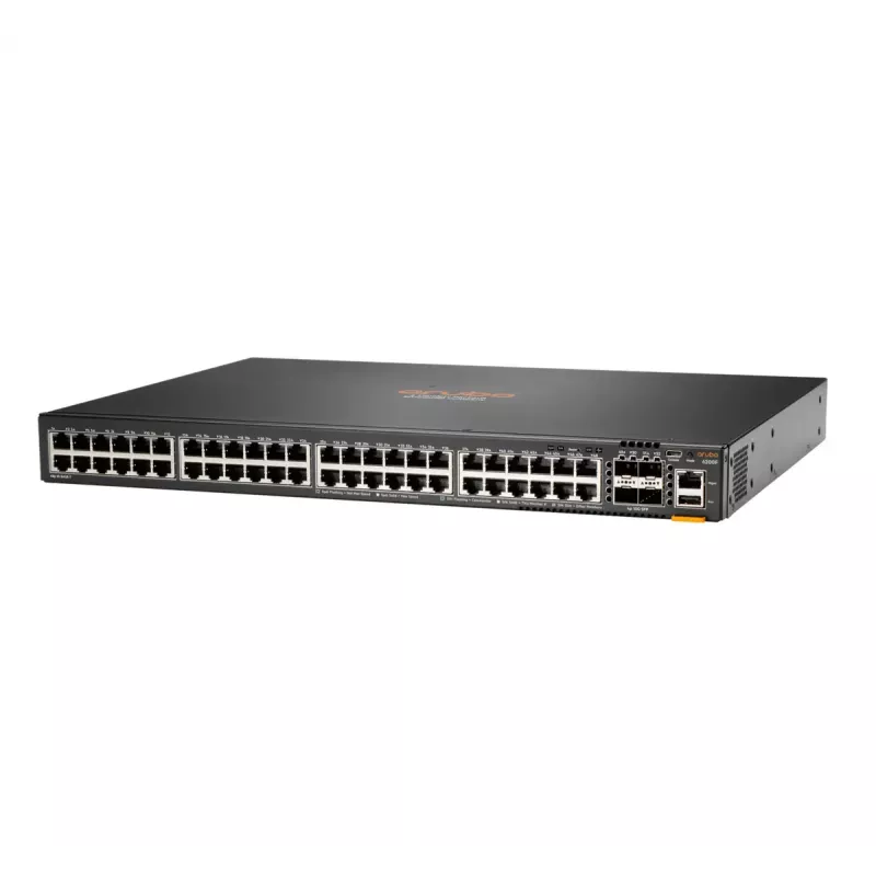 Valdomas jungiklis HPE Aruba Networking CX 6200F 48G 4SFP+ L3 Gigabit Ethernet