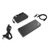 Lenovo 40AF0135UK dokavimo stotelė / prievadų kartotuvas, laidinis USB 3.2 Gen 1 (3.1 Gen 1) Type-C, juoda