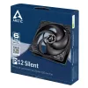 ARCTIC P12 Silent - slėgiui optimizuotas itin tylus 120 mm ventiliatorius