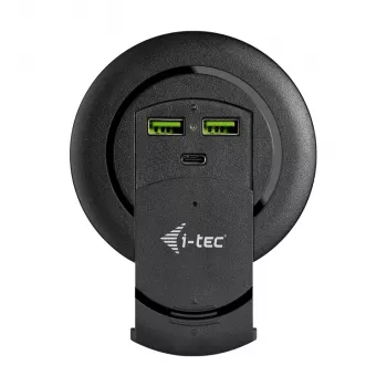 Įkroviklis i-tec Built-in Desktop Fast Charger USB-C PD 3.0 + 3x USB 3.0 QC3.0 96 W