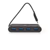 USB centras Nedis TCARF200BK USB 3.2 Gen 1 Type-C juodas