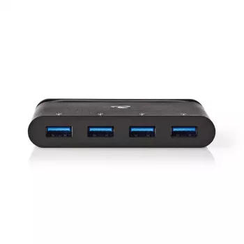 USB centras Nedis TCARF200BK USB 3.2 Gen 1 Type-C juodas