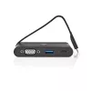 Nedis TCARF220BK USB-C adapteris USB 3.1, USB Type-A / USB Type-C / 1x VGA, juodas