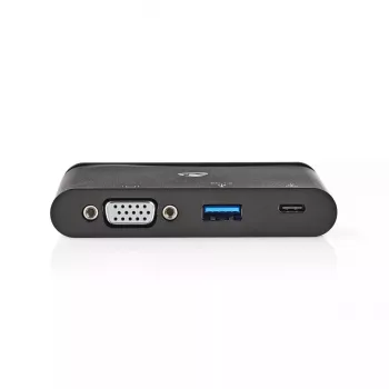 Nedis TCARF220BK USB 3.2 Gen 1 Type-C stotelė nešiojamam kompiuteriui, juoda