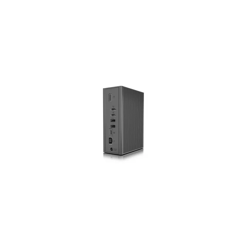 ICY BOX IB-DK2262AC laidinė USB 3.2 Gen 1 (3.1 Gen 1) Type-C dokų stotelė, antracitinė