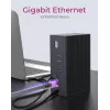 ICY BOX IB-DK2262AC laidinė USB 3.2 Gen 1 (3.1 Gen 1) Type-C dokų stotelė, antracitinė