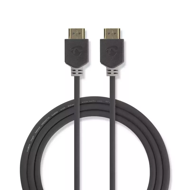 HDMI kabelis Nedis CVBW34000AT100 10 m, A tipo kištukas – kištukas, auksuoti kontaktai