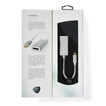 Vaizdo kabelio adapteris Nedis CCTB64450AL02 0,2 m USB Type-C DisplayPort