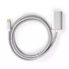 Nedis CCTB64680AL20 vaizdo kabelio adapteris 2 m HDMI A tipo USB Type-C sidabrinis