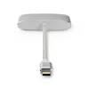 Nedis CCTB64760AL02 3-in-1 USB-C adapteris su VGA, aliumininis, 0.2 m
