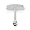 Laptop stotelė Nedis CCTB64765AL02 sidabrinė 5 Gbit/s