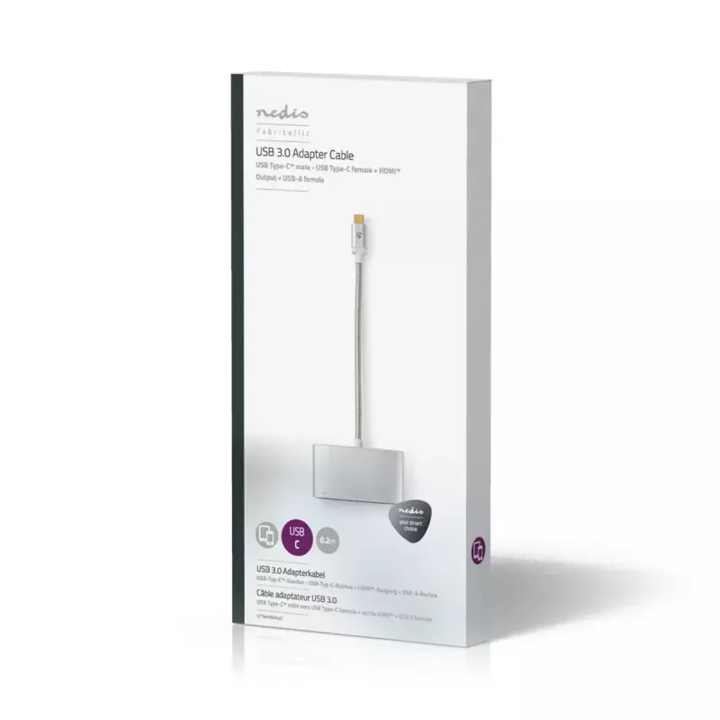 Laptop stotelė Nedis CCTB64765AL02 sidabrinė 5 Gbit/s