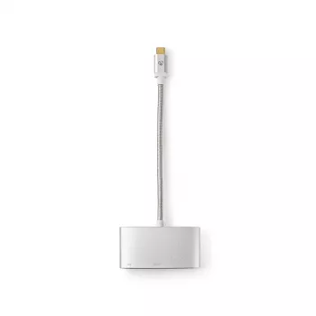 Laptop stotelė Nedis CCTB64765AL02 sidabrinė 5 Gbit/s