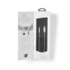 Audio kabelis Nedis CCTB65940AL10 1 m USB C – 3,5 mm aliuminis
