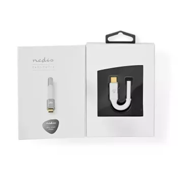 Garso adapteris Nedis CCTB65950AL008 3,5 mm lizdas – USB kištukas 0,08 m aliuminis