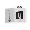 Garso adapteris Nedis CCTB65950AL008 3,5 mm lizdas – USB kištukas 0,08 m aliuminis