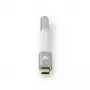 Garso adapteris Nedis CCTB65950AL008 3,5 mm lizdas – USB kištukas 0,08 m aliuminis