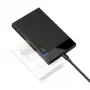 UGREEN 50743 išorinis HDD dėklas 2,5 colio SATA USB-C juodas
