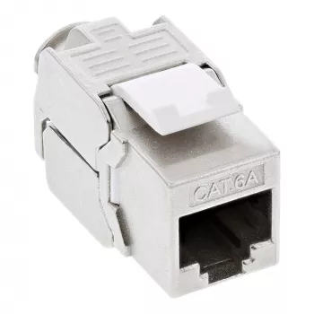 InLine RJ45 Keystone Jack Snap-In modulis Cat.6a, plonas dizainas