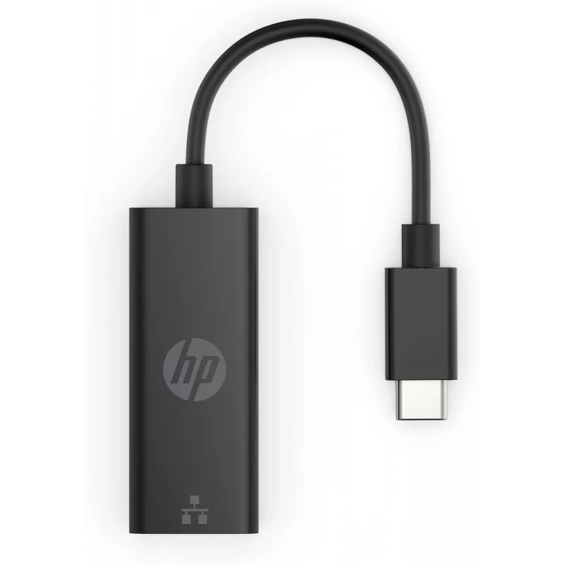 HP USB-C į RJ46 adapteris G2, laidinis, USB Type-C, juodas, Kinija, namams, Windows 10, Windows 11