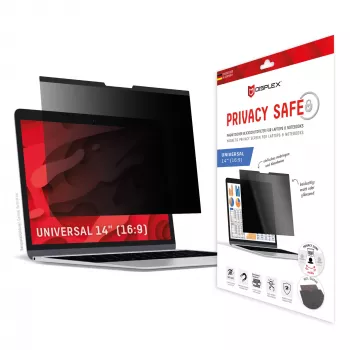 Displex PRIVACY SAFE magnetinis dvipusis privatumo filtras nešiojamam kompiuteriui 14'' (16:9)