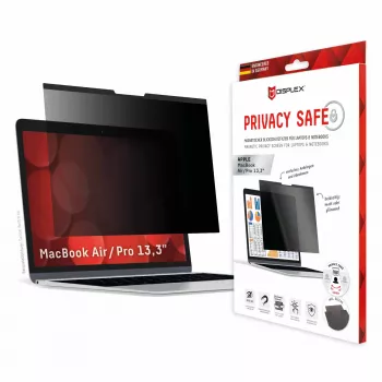 Displex PRIVACY SAFE magnetinis dviejų krypčių privatumo filtras, skirtas MacBook Air / MacBook Pro 13,3 colio