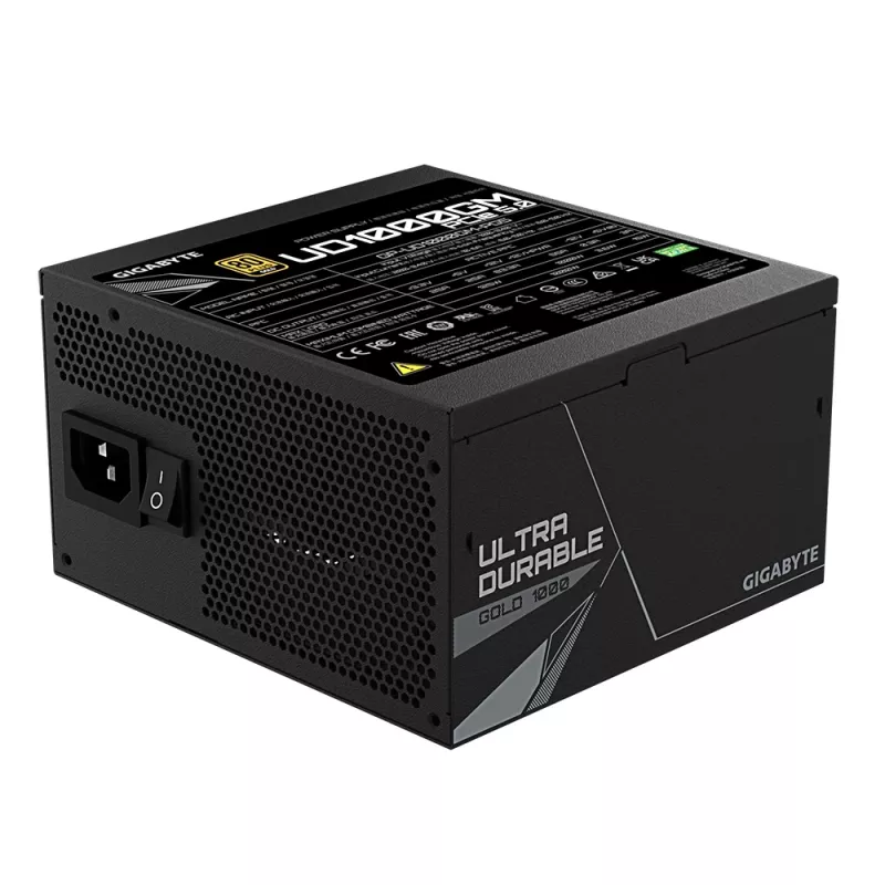 GIGABYTE UD1000GM PG5 maitinimo blokas 1000 W 20+4 pin ATX ATX juodas
