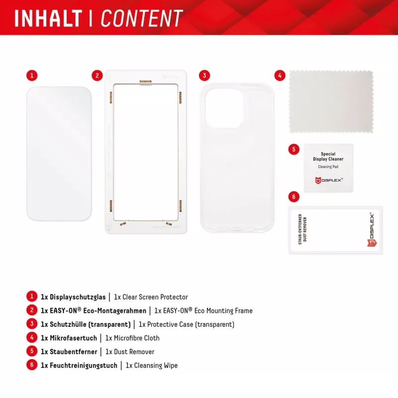 Displex Screen Protector + Dėklas Samsung Galaxy S22/S23, Eco montavimo rėmelis, atsparus įbrėžimams