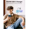 Vidinis įkroviklis Ugreen 15324 Universal White AC 1 USB Type-C prievadas 20 W