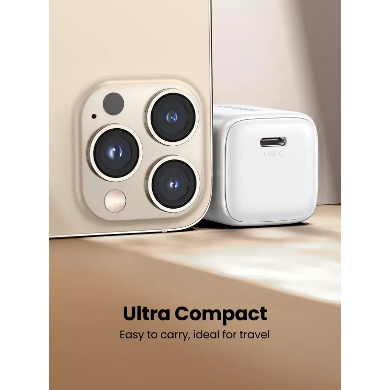 Vidinis įkroviklis Ugreen 15324 Universal White AC 1 USB Type-C prievadas 20 W