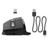 JLab Audio Epic Office dešinės rankos belaidė pelė – Bluetooth + USB Type-A, optinė 2400 DPI, 9 mygtukai, ratukas, juoda